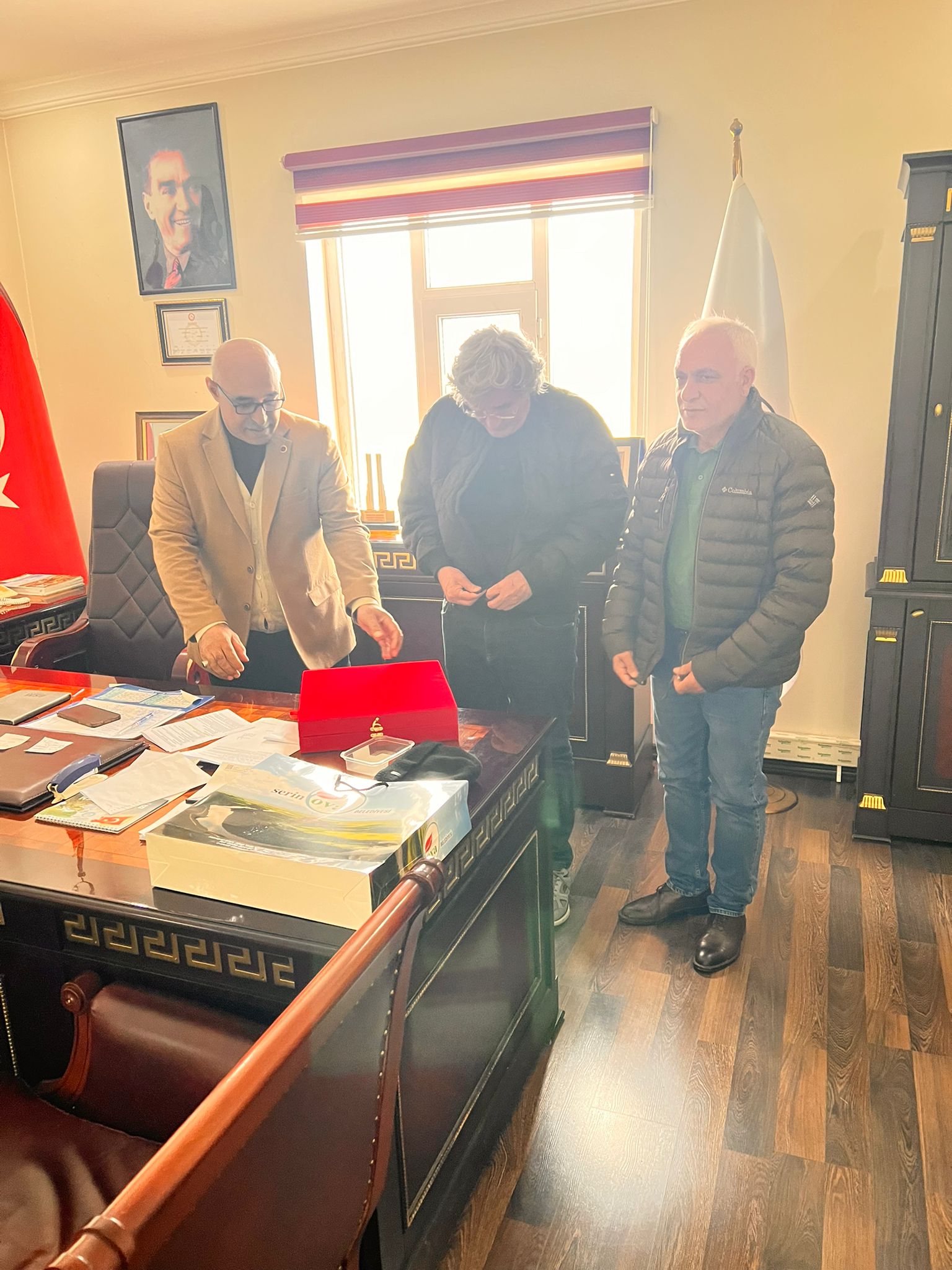 BAŞKAN SALİH ÇAKMAK'I ZİYARET