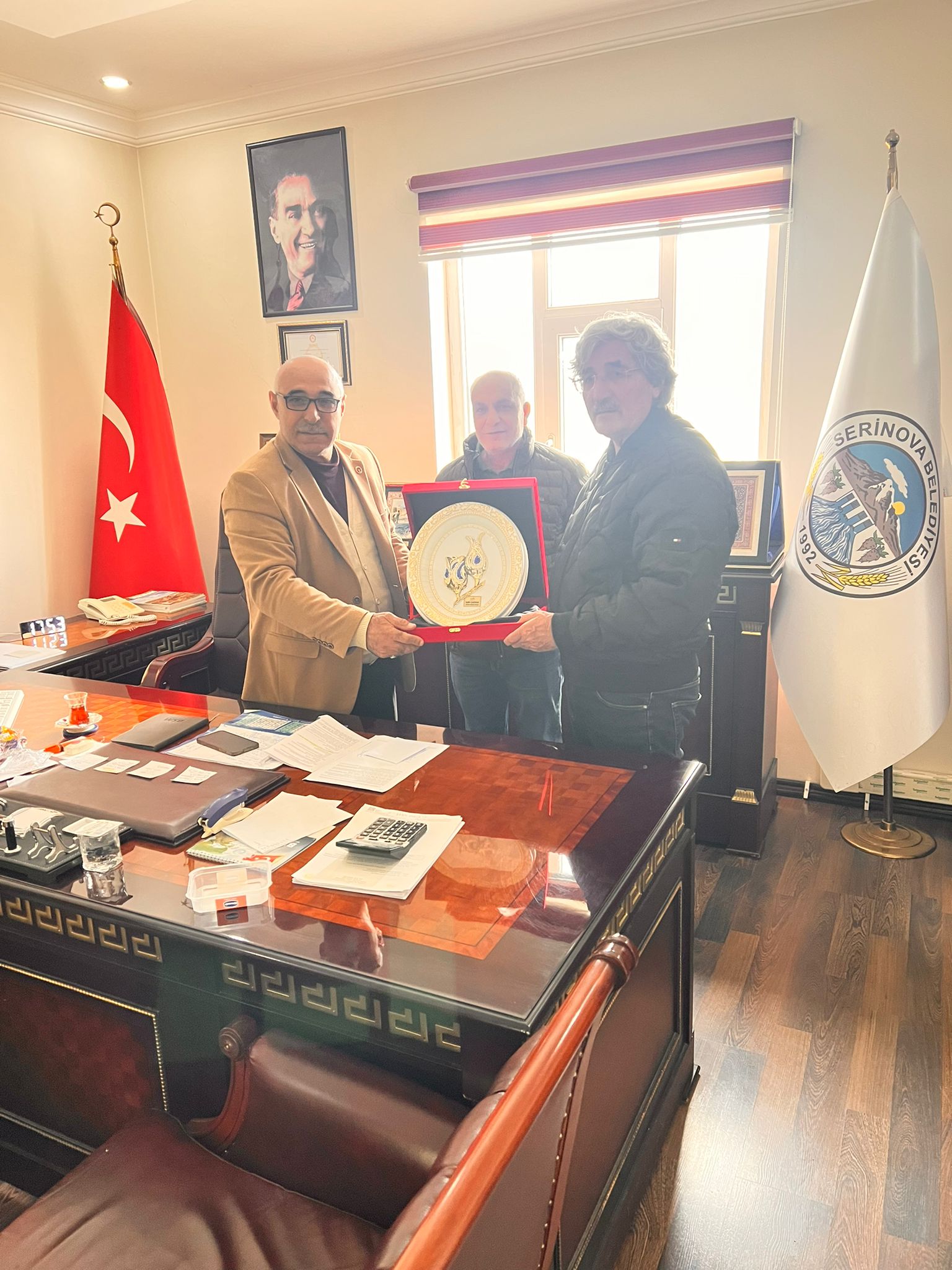 BAŞKAN SALİH ÇAKMAK'I ZİYARET