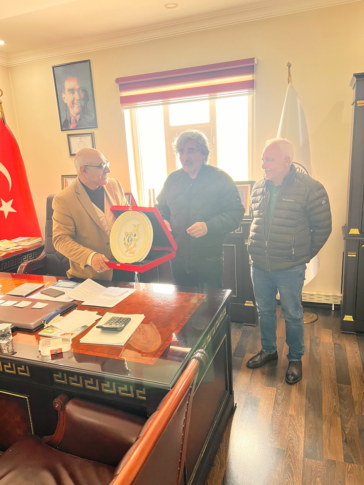 BAŞKAN SALİH ÇAKMAK'I ZİYARET