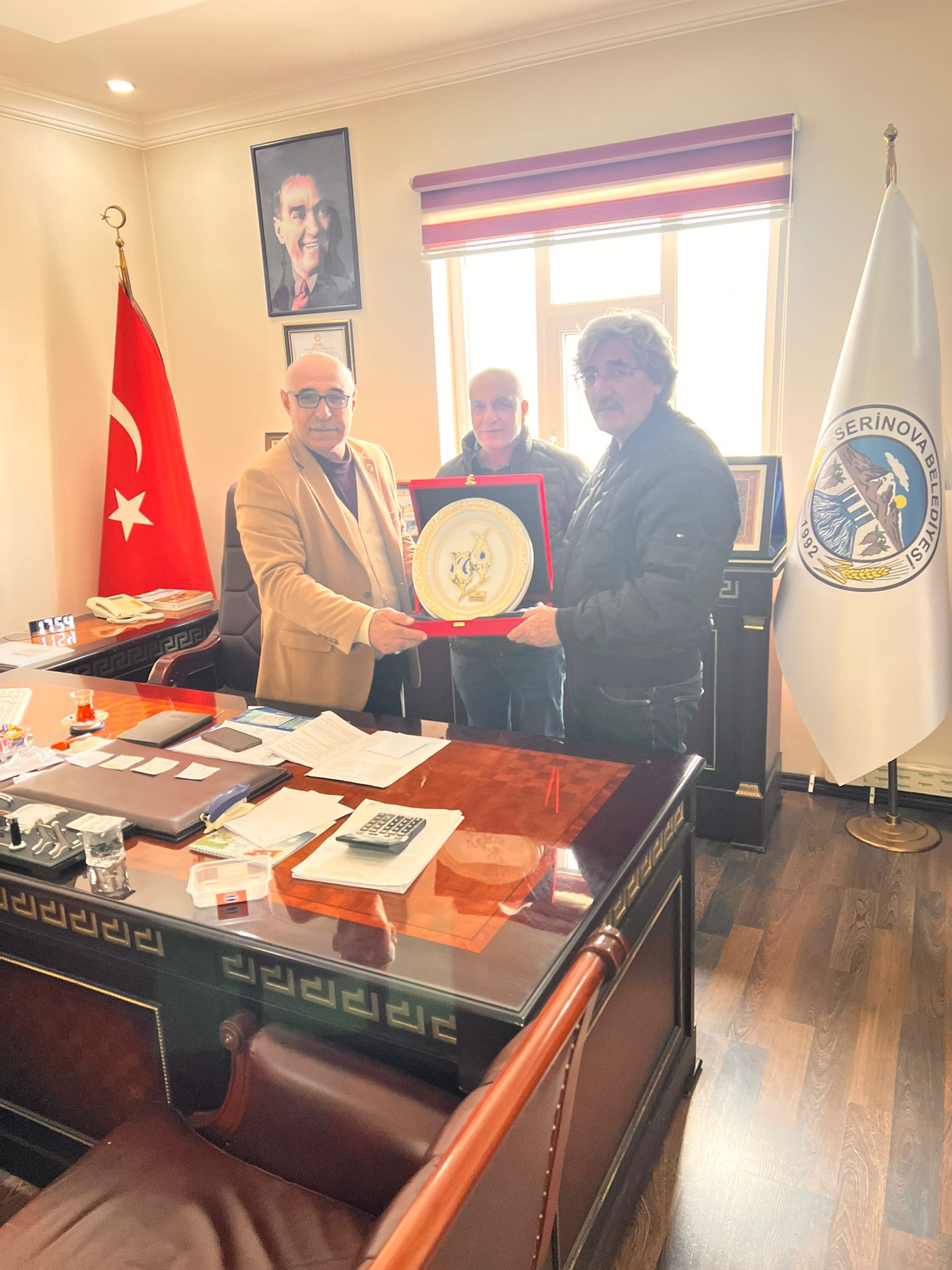 BAŞKAN SALİH ÇAKMAK'I ZİYARET