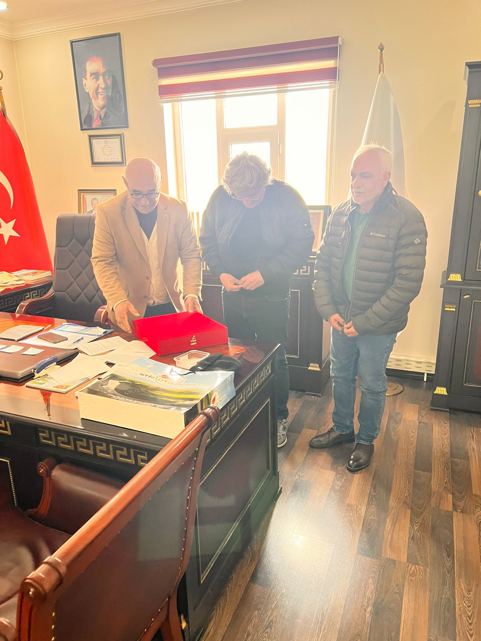 BAŞKAN SALİH ÇAKMAK'I ZİYARET